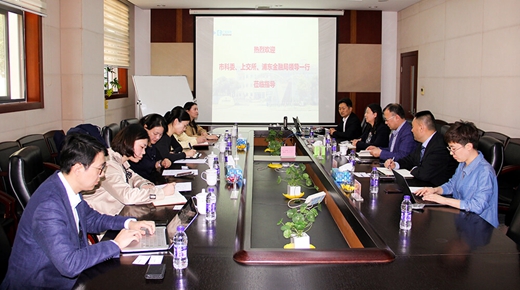 上海市科学技术委员会一行莅临抖圈生物调研领导